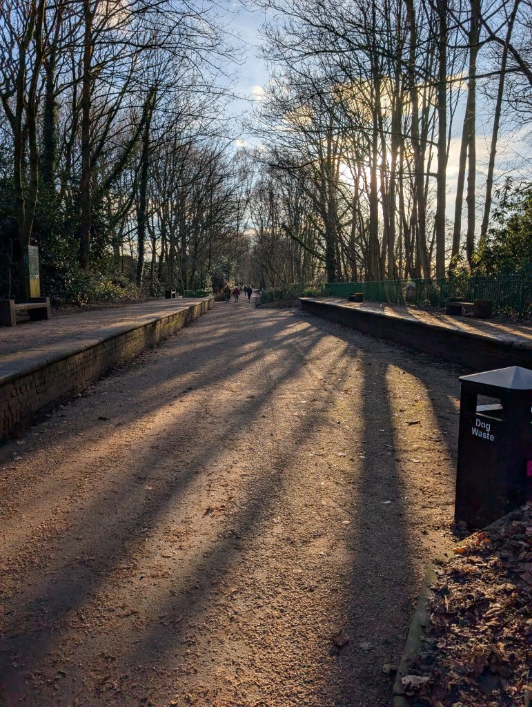 Former Worsley Train Station along the Roe Green Loopline trail.