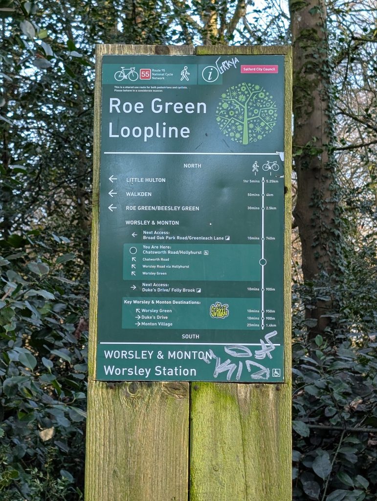Roe Green Loopline Route Map